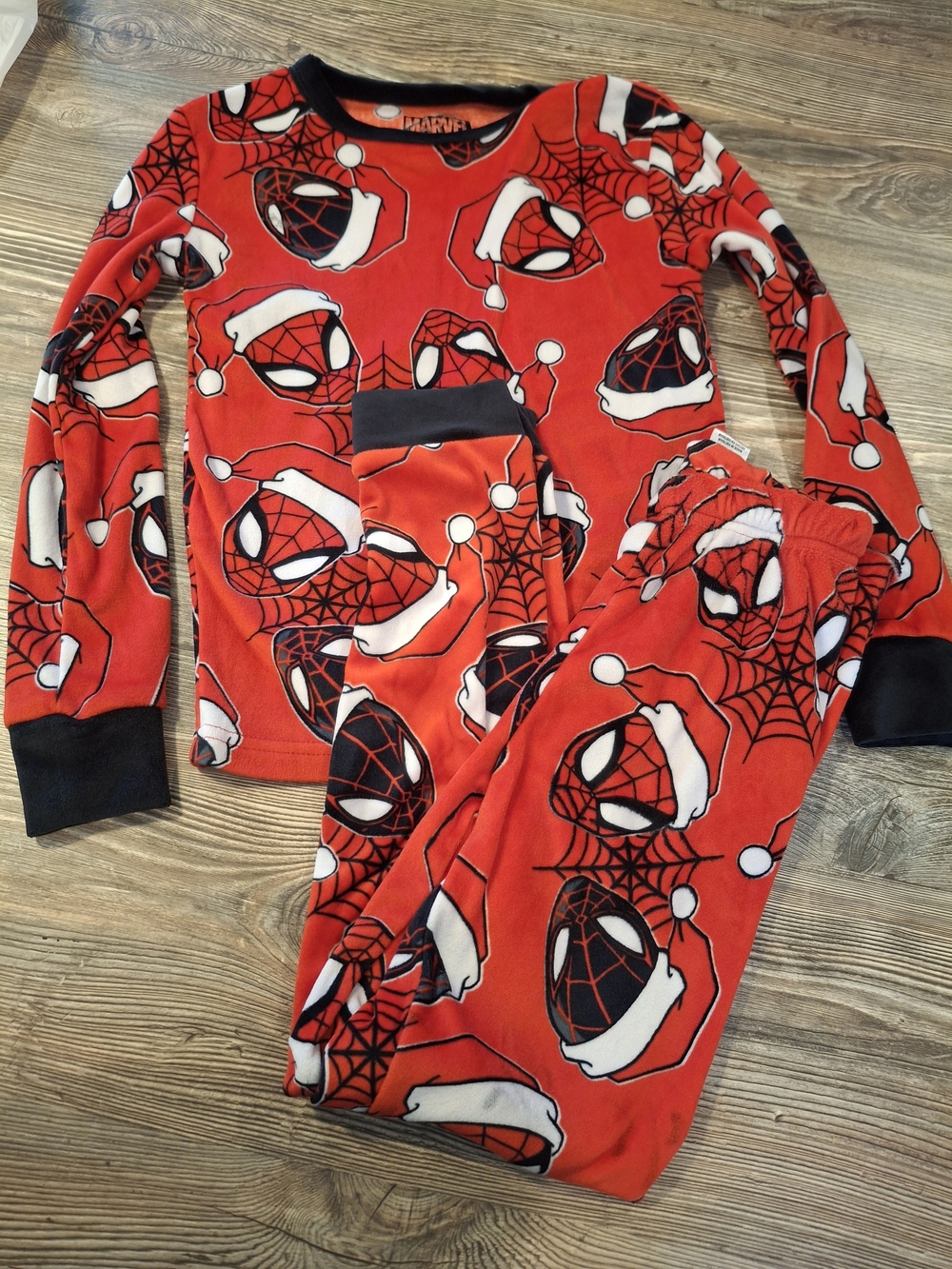 Marvel Kids Red Spider-Man Holiday Pajama Set